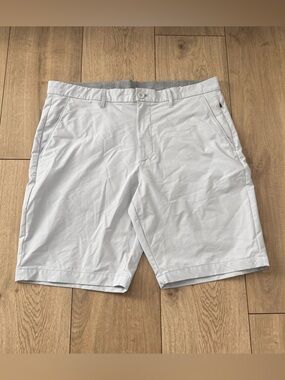 Kenneth Cole Light Blue Flat Front Men's Shorts